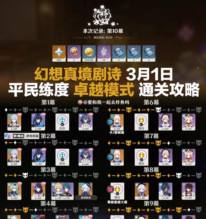 原神攻略角色公测(破解角色技能,解锁更强悍的战力!)