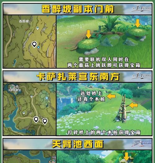 原神新手地图隐藏攻略（发掘原神地图中隐藏的宝藏和任务，让你事半功倍！）